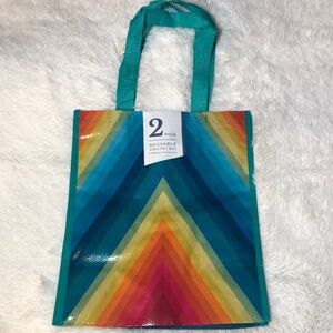 Reusable Grocery Bags 2 Pack 🌈 Homegoods NWT